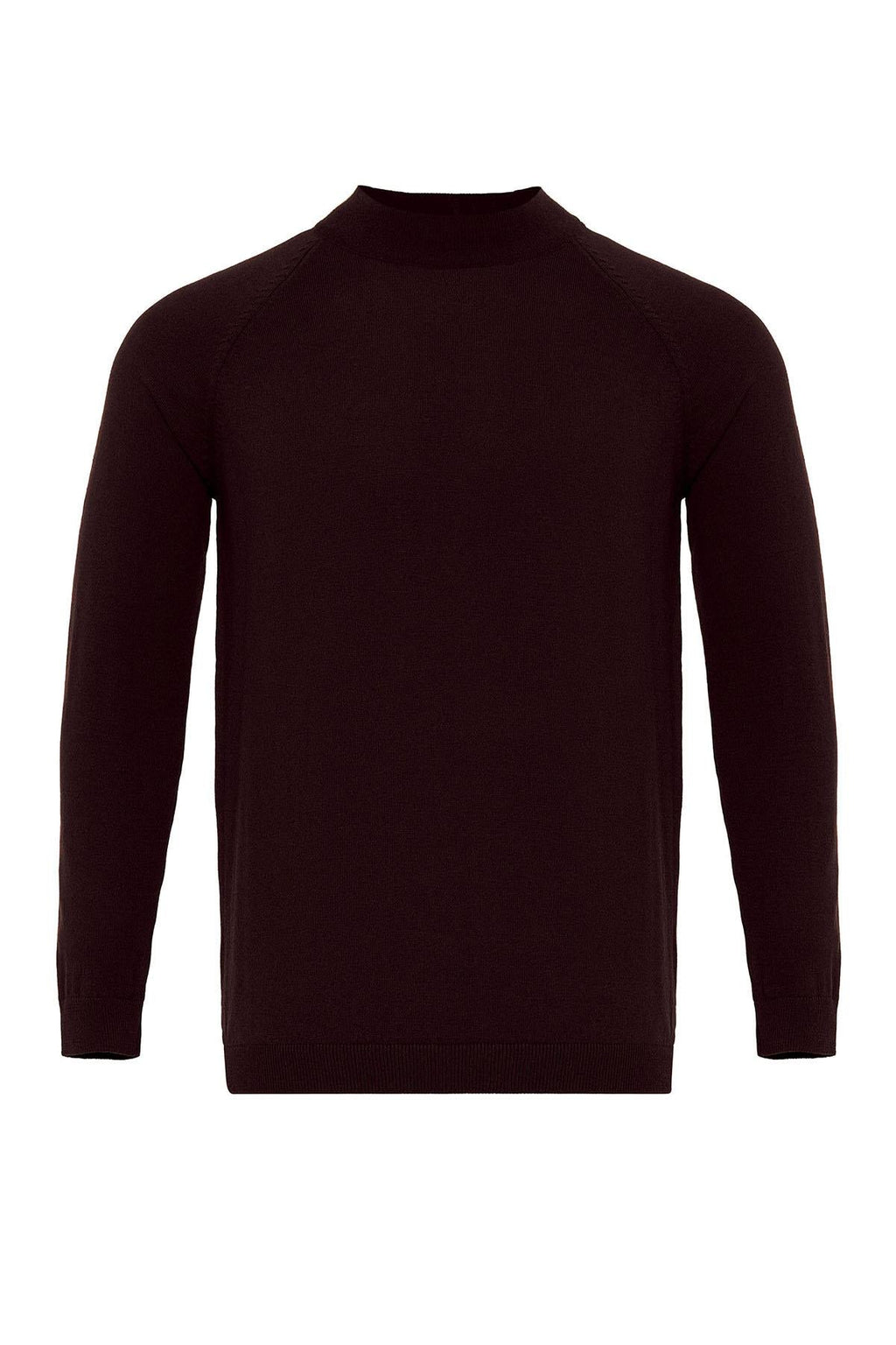 Men's Damson Half Turtleneckneck Knitwear – full look view