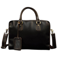 VacationGrabs Mens Double Zipper Briefcase - Modern