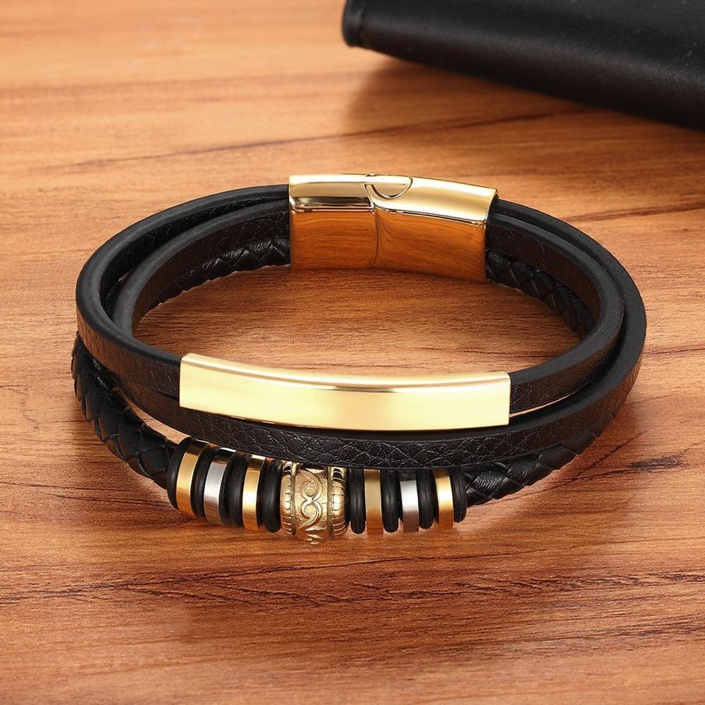 Men's Jewelry - Wristbands Mens Fashion Multi-Layer Bracelets Wristbands For Men