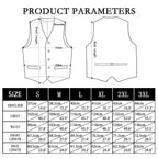 Mens suit vest in classic black, perfect for formal occasions