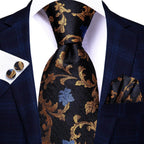 Mens Formal Luxury Wedding Neckties Gravatas 100% Silk - VacationGrabs