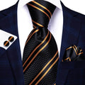 Mens Formal Luxury Wedding Neckties Gravatas 100% Silk - VacationGrabs