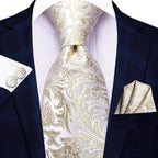 Mens Formal Luxury Wedding Neckties Gravatas 100% Silk - VacationGrabs