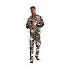 Mens Full Camo Stripe Jacket And Pant Set - VacationGrabs