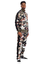 Mens Full Camo Stripe Jacket And Pant Set - VacationGrabs