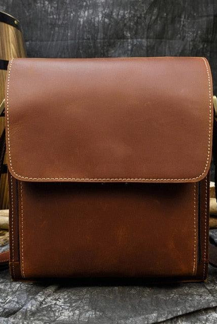 Luggage & Bags - Shoulder/Messenger Bags Mens Leather Bags Crossbody Shoulder Messenger Bags