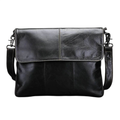 Men's Leather Crossbody Bag Casual Waterproof Sling Oil Wax