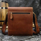 VacationGrabs mens leather crossbody bags with a sleek design and secure zipper pocket for everyday use