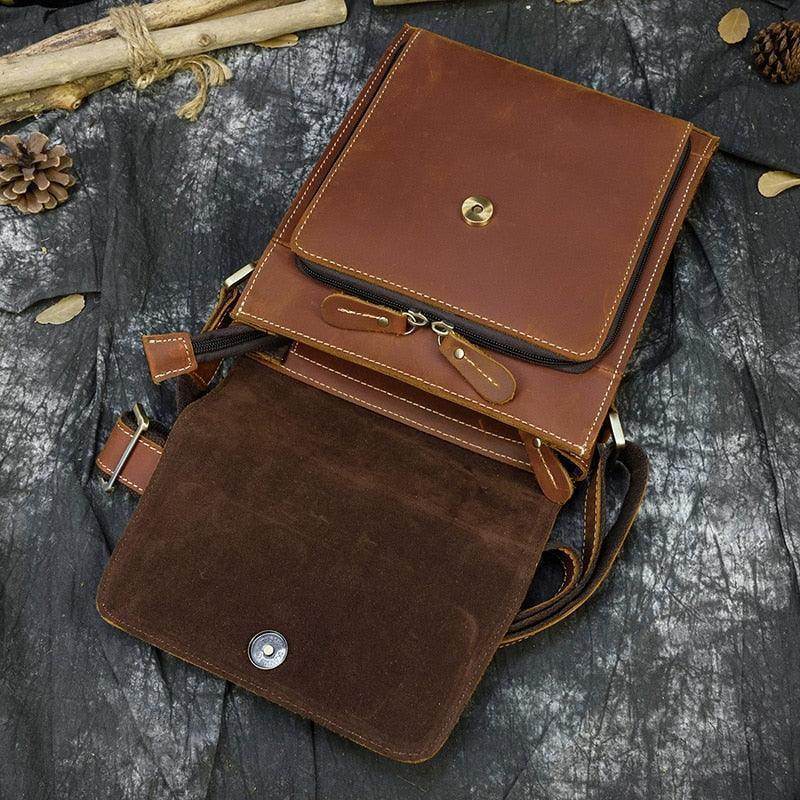 VacationGrabs mens leather crossbody bags featuring a stylish design and spacious interior for everyday use