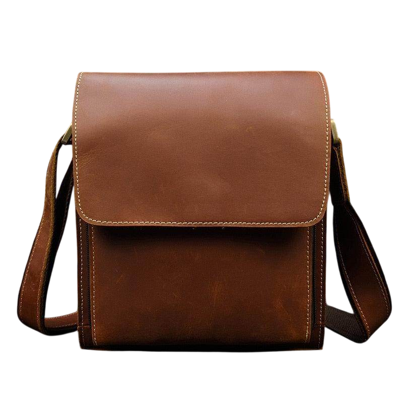 VacationGrabs Mens Leather Crossbody Bags for Travel