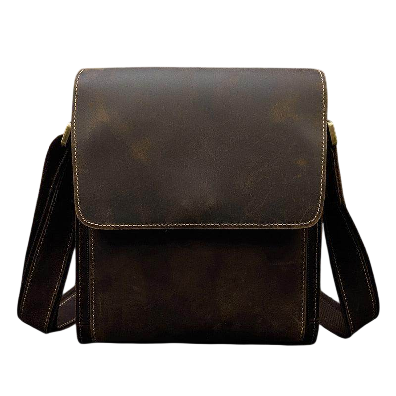 VacationGrabs Mens Leather Crossbody Bags for Travel