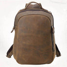 Mens leather travel backpack from VacationGrabs with sleek design and durable materials