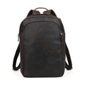 Mens leather travel backpack from VacationGrabs with sleek design and sturdy straps