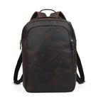 Mens leather travel backpack from VacationGrabs with sleek design and sturdy straps