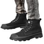 VacationGrabs Botas de piel para hombre para mayor comodidad