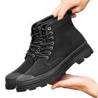 VacationGrabs Mens Leather Walking Boots for Comfort