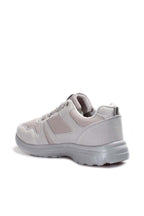 Men's Light Gray Athletic Sneakers with Breathable Mesh – styled view