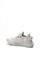 Men's Light Gray Knit Sneakers with Cushioned Sole – side view
