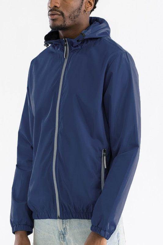 Mens Lightweight Hooded Windbreaker Jackets - VacationGrabs