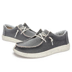 Men's grey lightweight travel city walk shoes made for comfort
