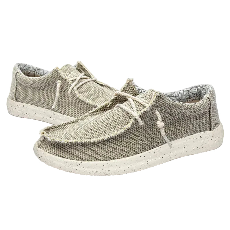 Men's lightweight travel city walk shoes in gray, perfect for casual outings