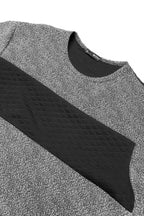 Men's marbled short sleeve travel shirt, back view
