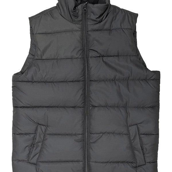 Men's Jackets Mens Padded Winter Two Tone Vest Jackets