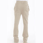 Men's beige sweatpants from WEIV, soft material for active wear