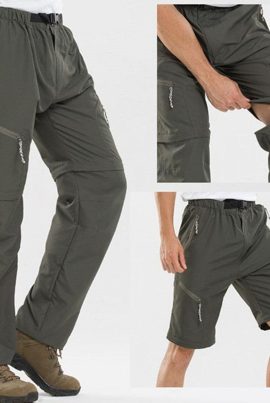 Men's Pants Mens Quick Dry Pants And Shorts Combo Outdoor Tactical...