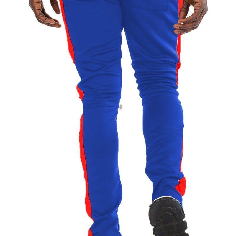 Men's Pants - Joggers Mens Royal Blue Joggers Slim Fit Track Pants