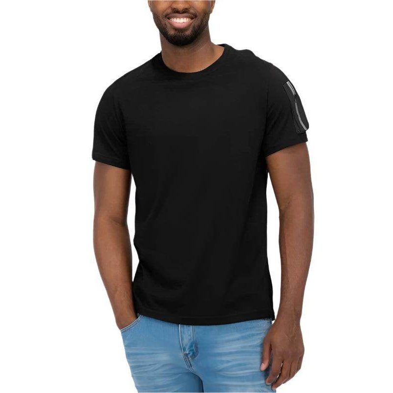 Mens Short Sleeve Cotton Tshirt - VacationGrabs