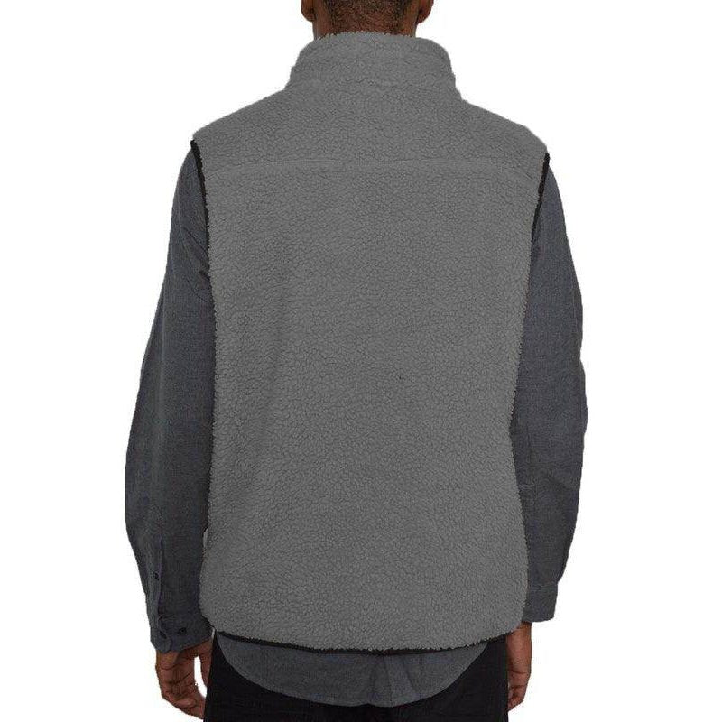 Mens Soft Padded Sherpa Fleece Vests - VacationGrabs