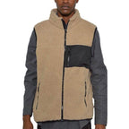 Mens Soft Padded Sherpa Fleece Vests - VacationGrabs