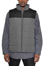 Mens Solid and Two Tone Padded Winter Vests - VacationGrabs