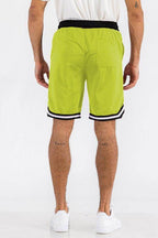 Mens Solid Athletic Basketball Sports Shorts - VacationGrabs