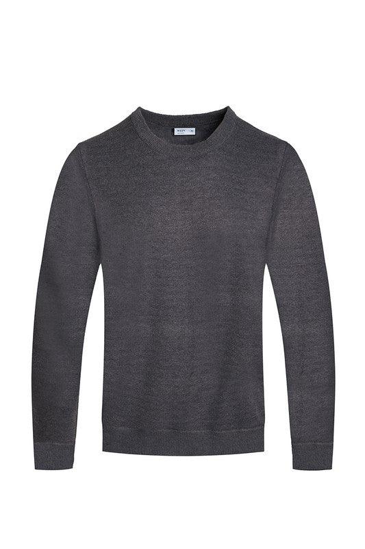 Men's Sweaters Mens Solid Color Round Neck Sweaters