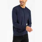 Mens Solid Color Round Neck Sweaters - VacationGrabs