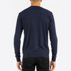 Mens Solid Color Round Neck Sweaters - VacationGrabs