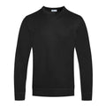Mens Solid Color Round Neck Sweaters - VacationGrabs