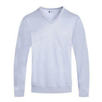 Mens Solid Color V-Neck Sweaters - VacationGrabs