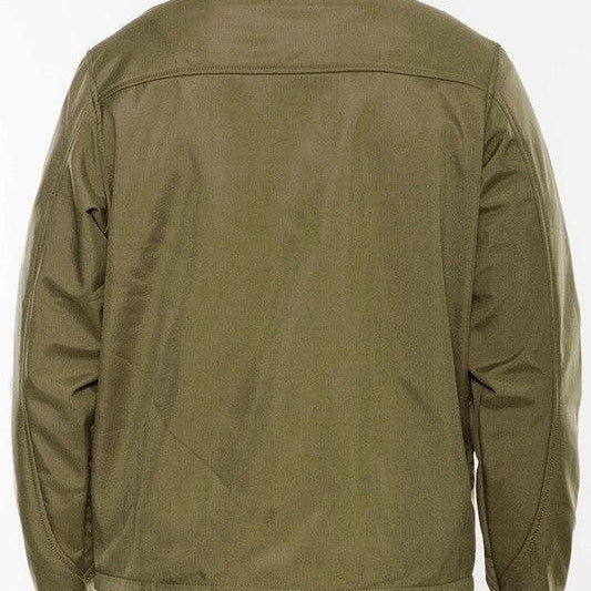 Men's Shirts Mens Solid Soft Shell Storm Tech Jacket Coat