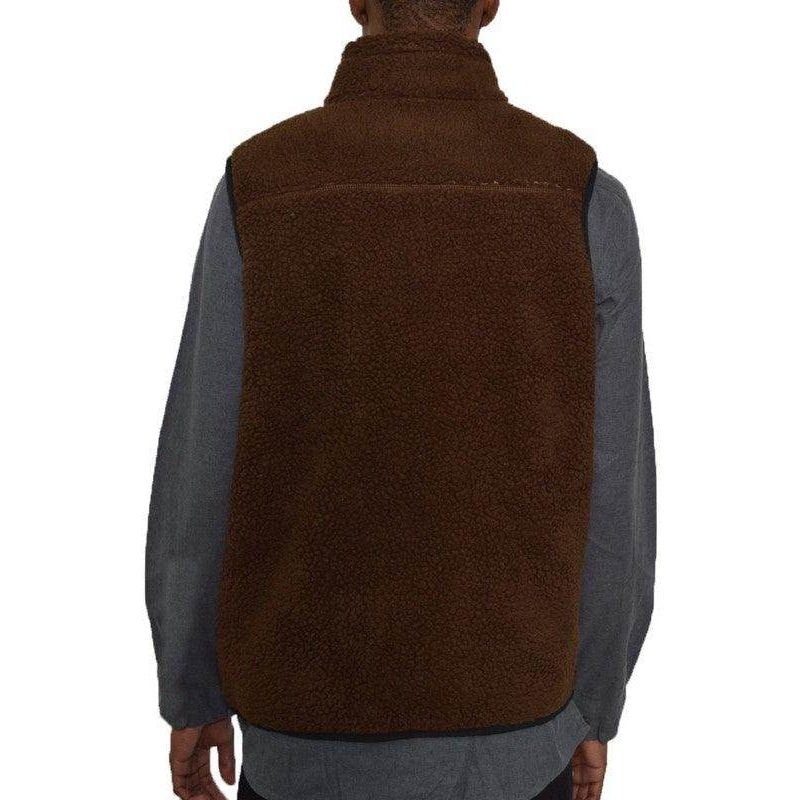 Mens Stylish Padded Sherpa Fleece Vests - VacationGrabs