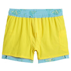 Mens Swim Trunks Compression Liner Quick Dry Zipper Pockets - VacationGrabs