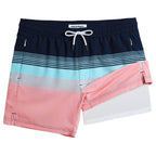 Mens Swim Trunks Compression Liner Quick Dry Zipper Pockets - VacationGrabs