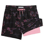 Mens Swim Trunks Compression Liner Quick Dry Zipper Pockets - VacationGrabs