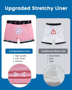 Mens Swim Trunks Compression Liner Quick Dry Zipper Pockets - VacationGrabs
