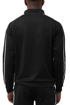 Mens Tape Stripe Track Jacket - VacationGrabs