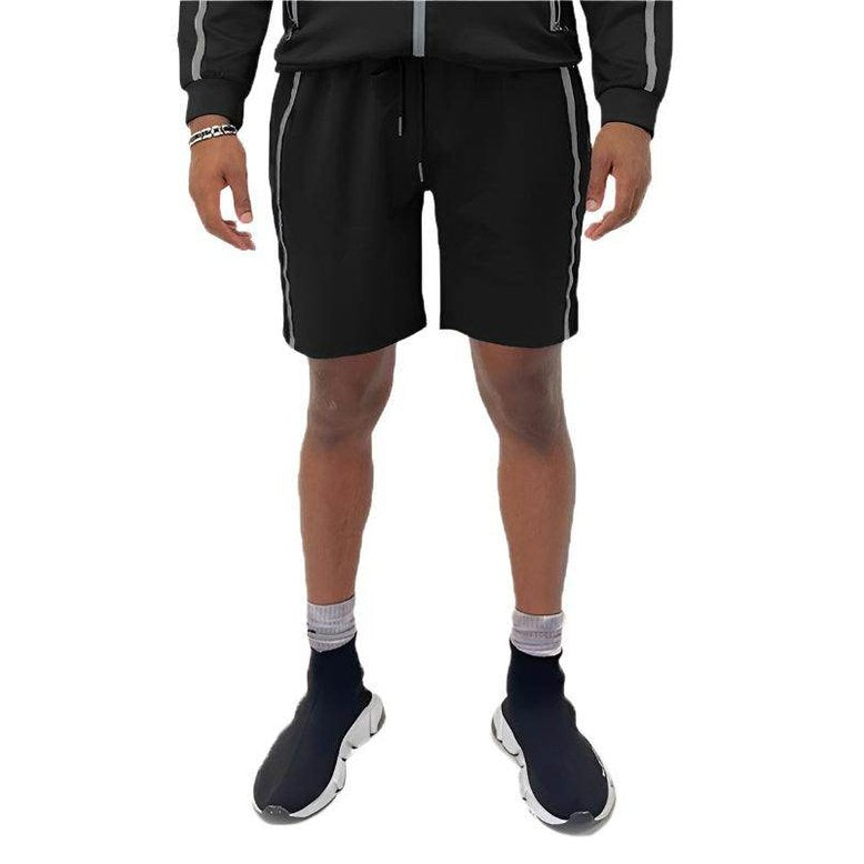 Mens Taped Stripe Basketball Shorts - VacationGrabs