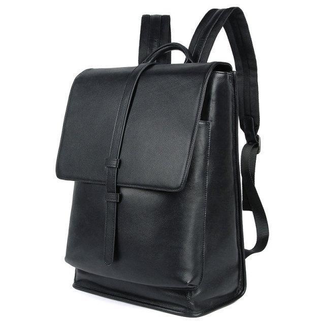 Luggage & Bags - Backpacks Mens Teens Stylish Backpacks Leather Black Brown Travel Bags