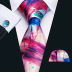 Colorful men's ties, silk material, perfect for stylish occasions